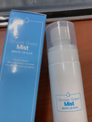 셀바이져 지우개 미스트 피부 보호 입주변 트러블 진정 케어 아기 안개분사 미스트 — 3점을 준 리뷰어가 2021년 3월 올린 사용 사진