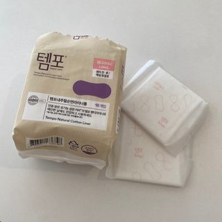 나우[템포] 템포 패드 내추럴 순면 생리대 SET(중형 슬림 + 대형 + 라이너) — 5점을 준 리뷰어가 2024년 5월 올린 사용 사진