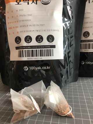 산그리메 국내산 호박차 100티백 대용량 삼각티백차 — 5점을 준 리뷰어가 2021년 7월 올린 사용 사진