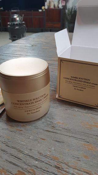 Dr.느루벗 느루벗 링클 솔루션 콘센트레이트 스네일 탄력 달팽이 크림 80g — 3점을 준 리뷰어가 2021년 1월 올린 사용 사진