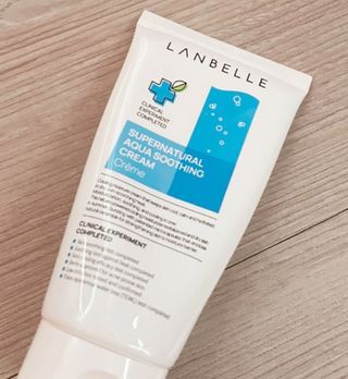 랑벨 수퍼내츄럴 아쿠아 수딩 크림 100ml — 5점을 준 리뷰어가 2023년 1월 올린 사용 사진