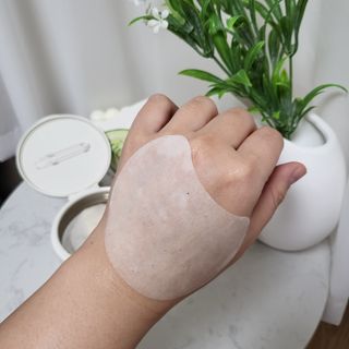 씨드렛 큐컴버 수딩 토너 패드 — 5점을 준 리뷰어가 2023년 2월 올린 사용 사진