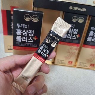 서울약사신협_투데이홍삼정플러스스틱_10g x 30포 — 5점을 준 리뷰어가 2021년 1월 올린 사용 사진