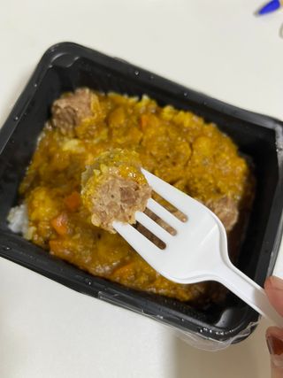 브라잇벨리 식물성 미트볼과 일본식카레의 만남, 플랜트볼 카레라이스 — 5점을 준 리뷰어가 2022년 9월 올린 사용 사진