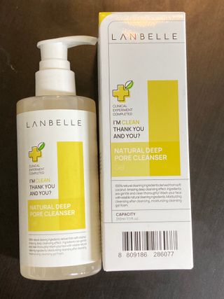 랑벨 내츄럴 딥 포어 클렌저 210ml (저자극 약산성 천연 클렌징 젤) — 5점을 준 리뷰어가 2022년 3월 올린 사용 사진