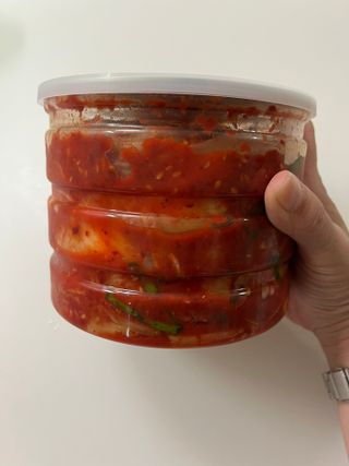 셰프애찬 알배기 겉절이 김치 1kg — 5점을 준 리뷰어가 2022년 9월 올린 사용 사진