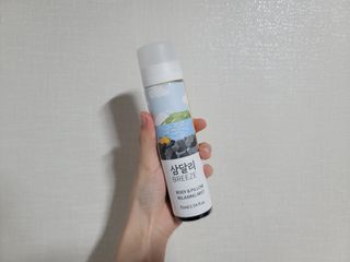 제주인디 삼달리 브리즈 바디&필로우 릴렉싱 미스트 제주 하귤 — 4.5점을 준 리뷰어가 2023년 4월 올린 사용 사진