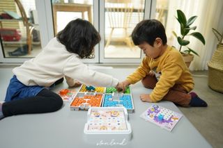 애니블록 뽀로로 퍼즐 스타터 — 5점을 준 리뷰어가 2021년 1월 올린 사용 사진