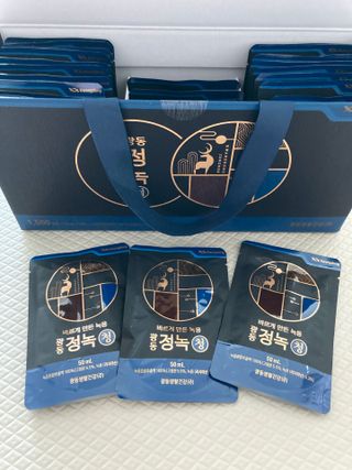 광동생활건강 [광동] 바르게 만든 녹용, 광동정녹청 30포. — 5점을 준 리뷰어가 2022년 1월 올린 사용 사진