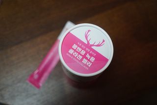 [몸엔용] 녹용 담은 탱탱 콜라겐 녹용 콜라겐 젤리 15g x 20포 — 5점을 준 리뷰어가 2022년 4월 올린 사용 사진