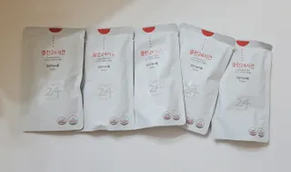 클린24시간 1BOX(5포) + 전용보틀(500ml) — 4.5점을 준 리뷰어가 2023년 1월 올린 사용 사진