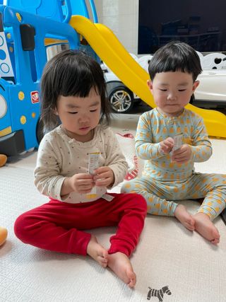 [이뮤니티플러스]우리아이 면역오키, 건강오키 _ 키즈오키 어린이홍삼 10포 1box — 5점을 준 리뷰어가 2022년 3월 올린 사용 사진