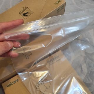 위케어 진짜 산화생분해가 가능한 위생장갑,롤백,지퍼백 친환경 제품 — 5점을 준 리뷰어가 2021년 2월 올린 사용 사진