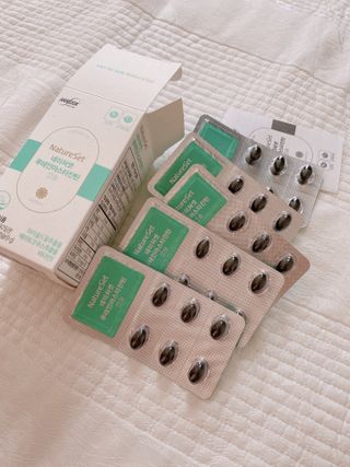 네이처셋 루테인 아스타잔틴 캡슐 1개월분 — 5점을 준 리뷰어가 2021년 6월 올린 사용 사진