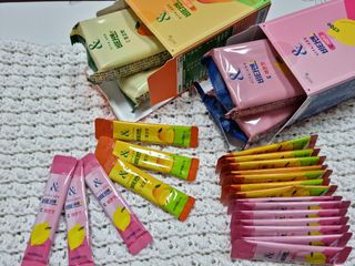 비타앤C 레몬맛, 망고맛 — 5점을 준 리뷰어가 2021년 8월 올린 사용 사진