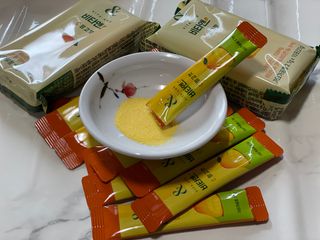 비타앤C 레몬맛, 망고맛 — 5점을 준 리뷰어가 2021년 6월 올린 사용 사진