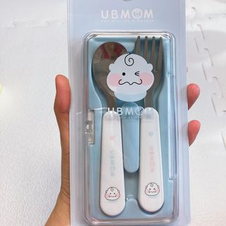 유비맘 스푼포크 케이스 세트 1+1 _컬러랜덤 발송 — 5점을 준 리뷰어가 2020년 12월 올린 사용 사진