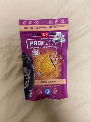 [보장균수5억] 건강한장 프로젝트 강아지간식 보스독 프로펍스트릿 170g 3종 — 5점을 준 리뷰어가 2021년 1월 올린 사용 사진
