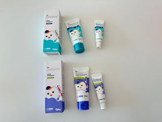 닥터데디스 안심불소 튼튼치약(청포도, 민트 중 택 1) 60g + 여행용 미니 치약 15g — 5점을 준 리뷰어가 2022년 12월 올린 사용 사진