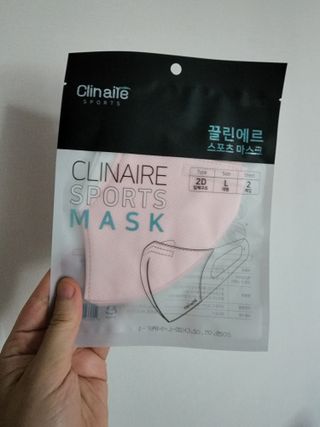 끌린에르 스포츠 귀편한 새부리형 마스크 (뉴컬러포함) — 2점을 준 리뷰어가 2022년 5월 올린 사용 사진