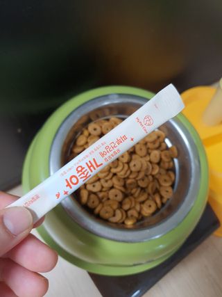 My Pet Care 모발과 모질 피부건강에 개좋아 — 3.5점을 준 리뷰어가 2021년 4월 올린 사용 사진
