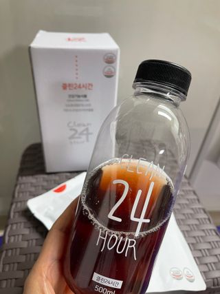 클린24시간 1BOX(5포) + 전용보틀(500ml) — 4점을 준 리뷰어가 2023년 4월 올린 사용 사진