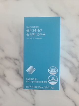 클린24시간 슬림앤유산균 1박스 (3.5g X 15포) — 5점을 준 리뷰어가 2022년 7월 올린 사용 사진
