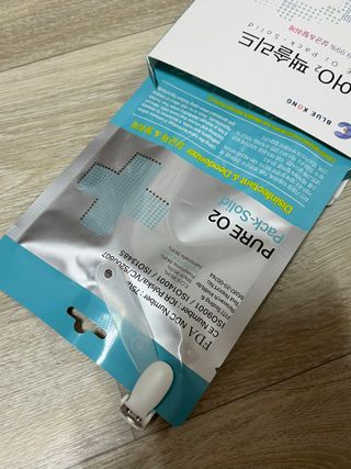 퓨어오투 블루콩 퓨어오투 팩솔리드 — 4점을 준 리뷰어가 2022년 6월 올린 사용 사진