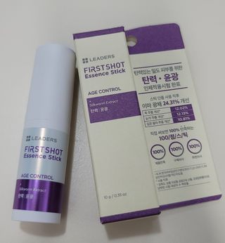 리더스코스메틱 리더스 퍼스트 샷 에센스 스틱 2종 — 4점을 준 리뷰어가 2022년 3월 올린 사용 사진