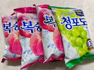 청포도캔디 복숭아캔디 — 5점을 준 리뷰어가 2022년 11월 올린 사용 사진