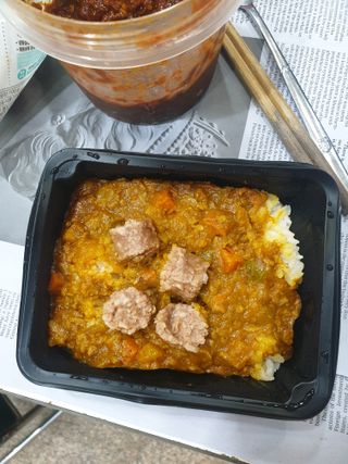 브라잇벨리 식물성 미트볼과 일본식카레의 만남, 플랜트볼 카레라이스 — 5점을 준 리뷰어가 2022년 9월 올린 사용 사진