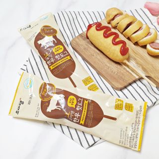 오마뎅 한우핫도그 — 5점을 준 리뷰어가 2021년 6월 올린 사용 사진
