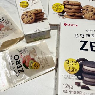ZERO (초콜릿 칩 쿠키, 카카오 케이크, 후르츠 젤리, 아이스 콜라, 아이스 초코바) — 4.5점을 준 리뷰어가 2022년 6월 올린 사용 사진
