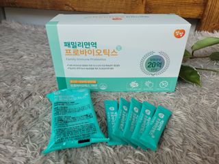 앙팡 패밀리면역 프로바이오틱스 2g x 100포 — 5점을 준 리뷰어가 2022년 10월 올린 사용 사진