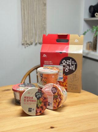프리 [요리궁리] 타입 B (매콤,치즈,매콤까르보) 꽃떡볶이 6개입 세트 — 5점을 준 리뷰어가 2024년 12월 올린 사용 사진