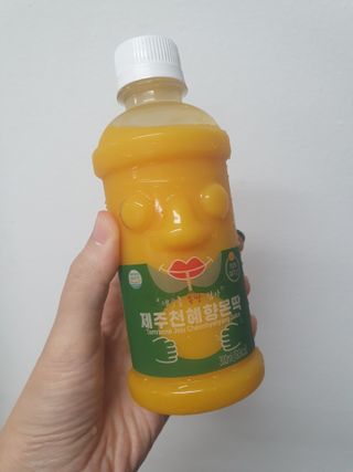 탐라원 제주의 맛, 몬딱주스 4종세트 - 한라봉몬딱주스, 천혜향몬딱주스, 청귤에이드, 당근몬딱주스 — 5점을 준 리뷰어가 2021년 7월 올린 사용 사진