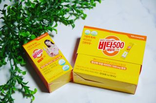 [광동제약] 비타500데일리스틱70포&굿즈3종 — 5점을 준 리뷰어가 2021년 10월 올린 사용 사진