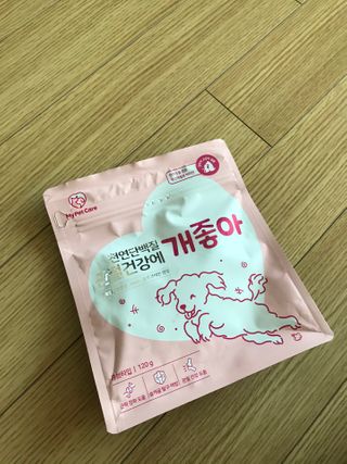 My Pet Care 천연단백질 관절건강에 개좋아 — 5점을 준 리뷰어가 2021년 1월 올린 사용 사진