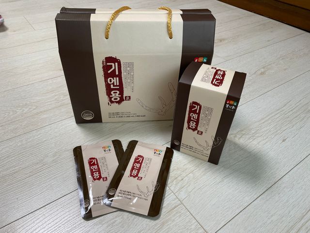 [몸엔용] 무더운 날씨에 국산녹용 기엔용으로 몸보신 50ml x 30포 리뷰 사진