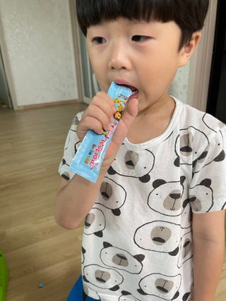 다나음 셀렌에 빠진 아연면역젤리 열대과일맛+사과맛 — 4점을 준 리뷰어가 2023년 7월 올린 사용 사진