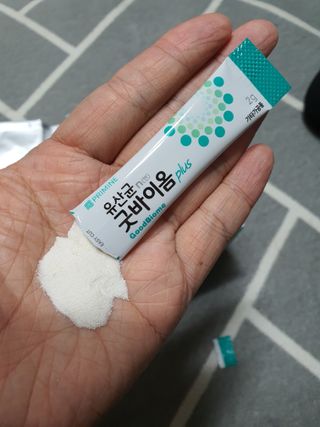 프리마인 유산균 국가지정연구소 선정, 살아있는 생유산균 200억 마리의 힘. 유산균n굿바이옴플러스 — 5점을 준 리뷰어가 2021년 10월 올린 사용 사진