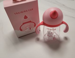 유비맘 트라이탄 코니빨대컵_컬러 랜덤 발송 — 4.5점을 준 리뷰어가 2021년 1월 올린 사용 사진