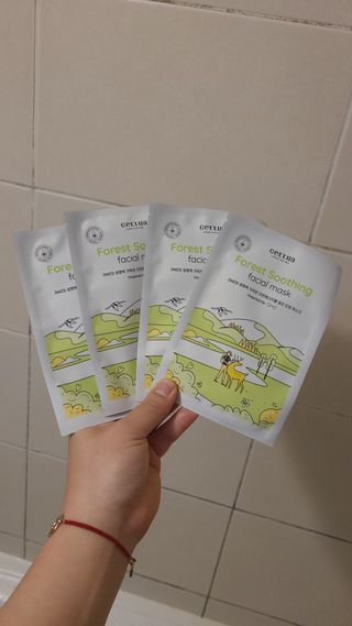 세뚜아(Cettua) 나우[세뚜아] 포레스트 수딩 마스크 Cettual Forest  Soothing Mask 4매 — 5점을 준 리뷰어가 2024년 3월 올린 사용 사진