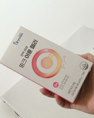 인디닥터 면역 생생 핑크 이뮨 젤리 + 타이탄 BCAA 프로틴 젤리스틱 — 5점을 준 리뷰어가 2022년 3월 올린 사용 사진
