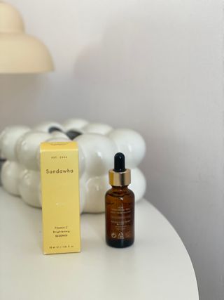 스킨큐어 산다화 비타민c 화이트닝 에센스 30ml — 5점을 준 리뷰어가 2023년 9월 올린 사용 사진