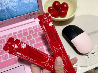 레드닥터 대추방울토마토 + 본생강 망고맛 스틱형 젤리 — 5점을 준 리뷰어가 2022년 12월 올린 사용 사진