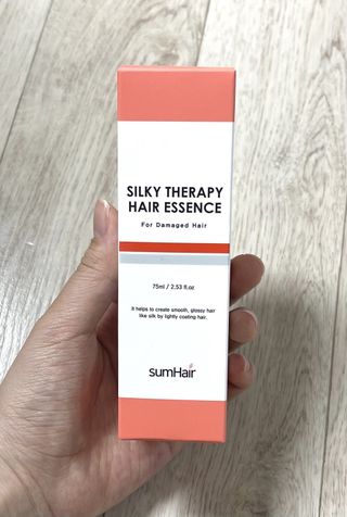썸헤어 / SUMHAIR 썸헤어 실키 테라피 헤어 에센스 — 5점을 준 리뷰어가 2021년 5월 올린 사용 사진