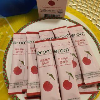이롬 erom 타트체리 콜라겐 — 4점을 준 리뷰어가 2021년 3월 올린 사용 사진