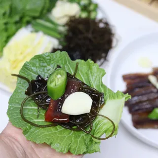 마라도푸드 포항 구룡포 햇 과메기 야채세트 마라도회식당 꽁치 — 5점을 준 리뷰어가 2024년 1월 올린 사용 사진