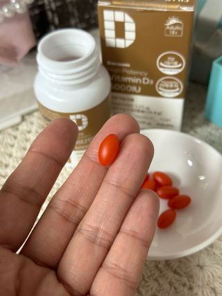 (NEW)다나음 하이포텐시 비타민D3 5000IU(60정/2개월분) — 5점을 준 리뷰어가 2023년 4월 올린 사용 사진